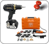 Pacchetto FEIN MultiMaster FMM 250 Q-Top + Trapano avvitatore Hitachi DS18DSAL
