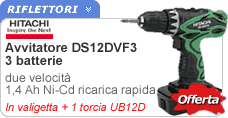 Avvitatore Hitachi DS12DVF3