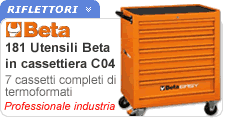 Cassettiera Beta con 181 utensili industria