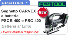 Seghetto alternativo CARVEX 400 Festool