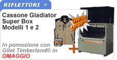 Cassoni antiscasso Gladiator Super Box con gilet Timberland