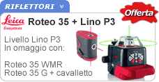 Livello laser Roteo 35 raggio verde + Lino P3
