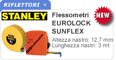 Flessometri Sunflex ed Eurolock da 3 mt