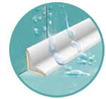 Materiale PVC idrorepellente e impermeabile
