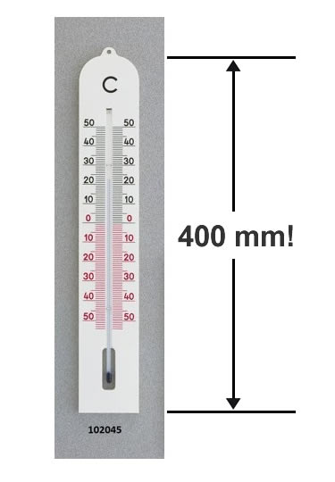 Termometro grande in plastica