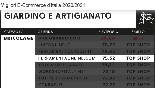 2020/21 migliori e-commerce bricolage