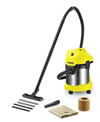 Aspiratore solidi e liquidi Karcher WD3 Premium 1000W Inox