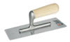 Frattazzo inox trapezoidale 825-I manico legno_vedi misure