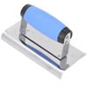 Frattazzo acciaio per bordi e gradini 15x7 cm