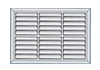 Griglia aerazione rettangolare da sovrapporre 34x24 cm