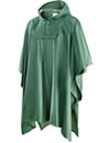 Poncho impermeabile Niagara verde con cappuccio