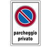 Cartello plastica 30x20 - Parcheggio privato