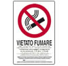 Cartello plastica 30x20 - Vietato Fumare