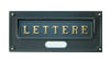 Buca da lettere ottone verniciato ghisa A6 GH - 30,3x13,2cm