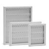 Bacheca portachiavi alluminio silver_vedi modello