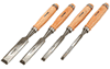 Set 4 scalpelli legno manicati 452-5SB