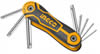 Serie 8 chiavi Torx con foro HHK14083 Ingco