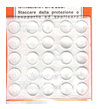 Gocce adesive trasparenti in silicone conf. da 25 buste