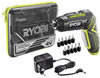 Mini avvitatore batteria Litio 4V Ryobi R4SDP-L13T