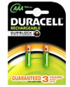 Blister 2 batterie ricaricabili ministilo HR03 Duracell