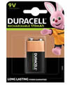 Batteria ricaricabile transistor HR9 Duracell