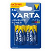 Blister 6 batterie stilo AA Longlife Power Varta