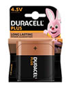 Blister 1 batteria alcalina piatta 4,5 V Duracell Plus