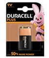 Blister 1 batteria alcaline transistor 9V Duracell Plus