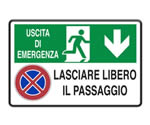 Lasciare libero il passaggio
