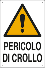 Pericolo crollo