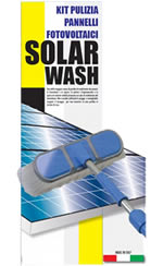 kit pulizia pannelli fotovoltaici SOLAR WASH