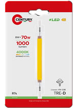 Lampadina lineare Led  R7S TRE-D COB