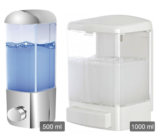 Dispenser portasapone, Dosatore sapone liquido da parete