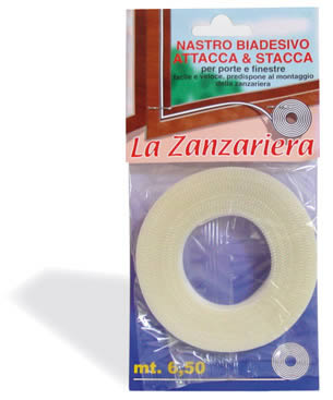 Velcro bianco attacca stacca per tende in poliestere