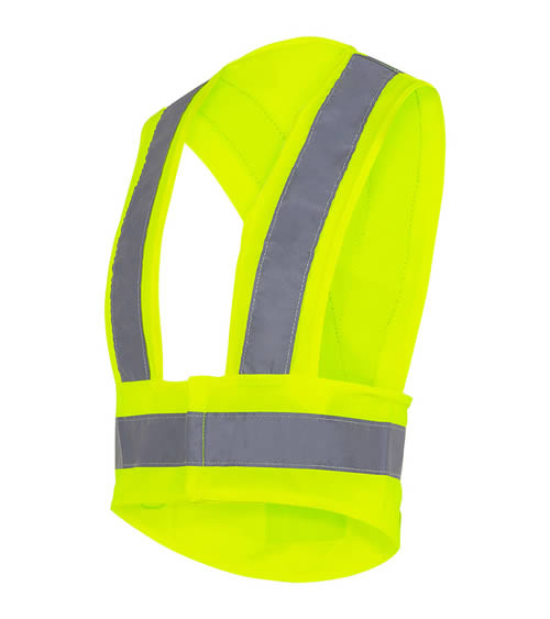 Bretelle alta visibilità giallo fluorescente