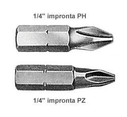 Inserti a croce USA per avvitatore