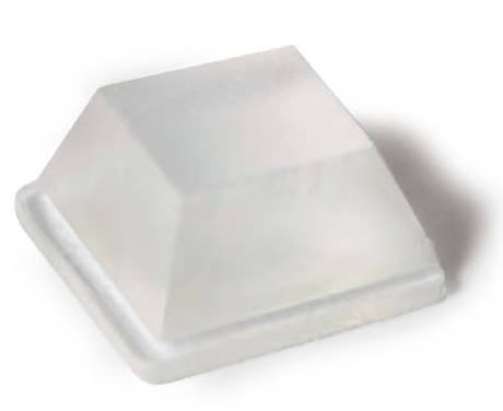 H 4 mm Ø 22 mm Piedini Multiuso in Gomma Siliconica Gommini Paracolpi in Silicone Trasparente Set 12 Cuscinetti Adesivi Antiurto HaftPlus 