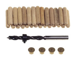 kit per spinatura piranha X66401 punta 8 mm black&decker boccola tasselli spine