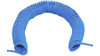 Tubo spiralato poliuretano blu aria compressa  _ vedi misure