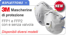 Mascherine di protezione da polveri 3M