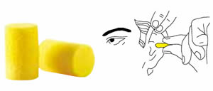 Utilizzo auricolari 3M EAR Classic