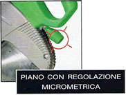 Piano con regolazione