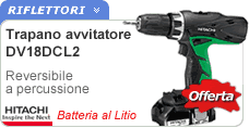 Avvitatore a percussione Hitachi DV18DCL2