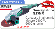 Smerigliatrice Hitachi G23MR 2400W