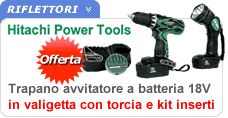 Trapano avvitatore a batteria Hitachi DS18DVF3