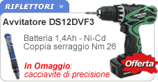 Trapano avvitatore Hitachi baterria Ni-Cd