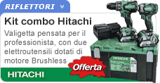 Valigetta combo Hitachi