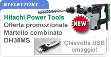 Offerta martello perforatore combinato Hitachi