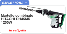 Martello tassellatore demolitore Hitachi DH45MR