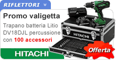 Valigetta trapano Hitachi